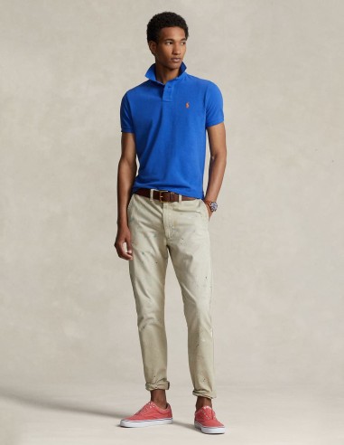 ΜΠΛΟΥΖΑ POLO MESH CUSTOM SLIM FIT
