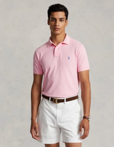 CUSTOM SLIM FIT MESH POLO SHIRT