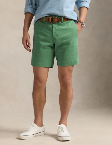 STRETCH STRAIGHT FIT CHINO SHORT