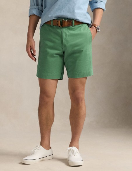 STRETCH STRAIGHT FIT CHINO SHORT