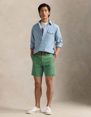 STRETCH STRAIGHT FIT CHINO SHORT