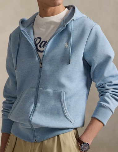 DOUBLE-KNIT FULL ZIP HOODIE