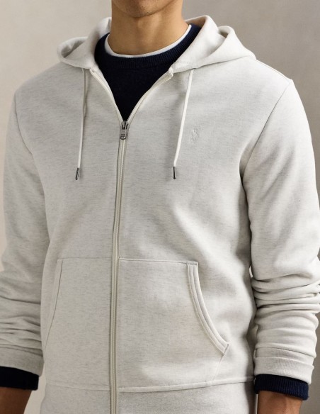 DOUBLE-KNIT FULL ZIP HOODIE