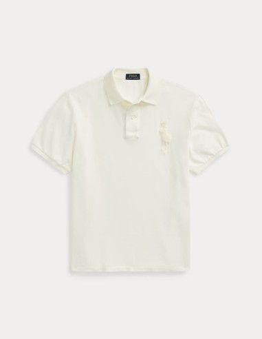 CUSTOM FIT BIG PONY MESH POLO SHIRT