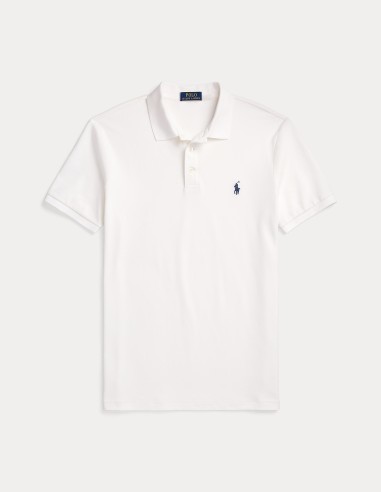CUSTOM FIT STRETCH MESH POLO SHIRT