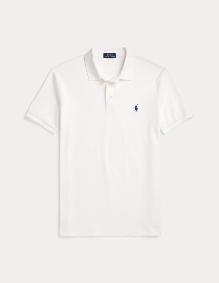 CUSTOM FIT STRETCH MESH POLO SHIRT