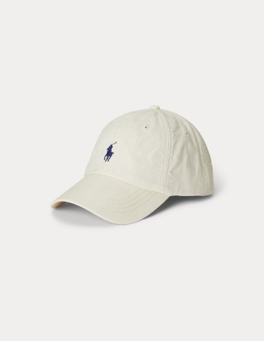 LINEN BALL CAP