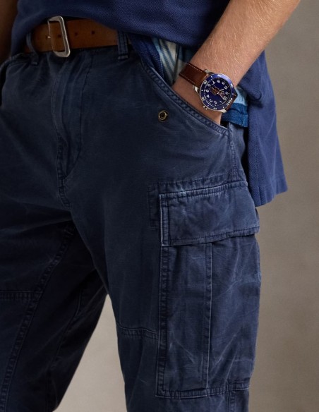 ΠΑΝΤΕΛΟΝΙ CARGO GARMENT-DYED TWILL SLIM FIT