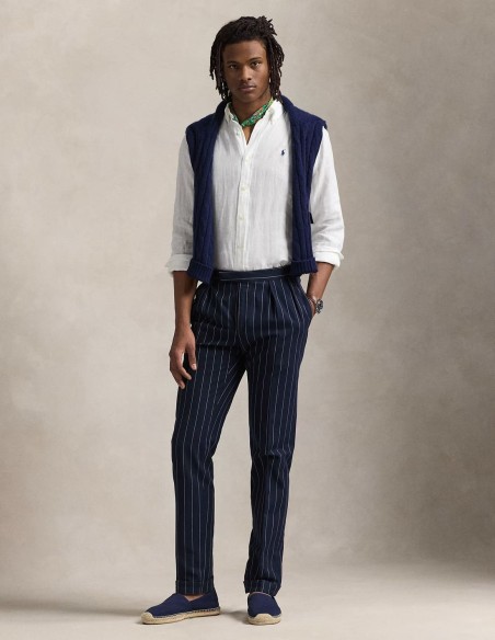 CUSTOM FIT LINEN SHIRT