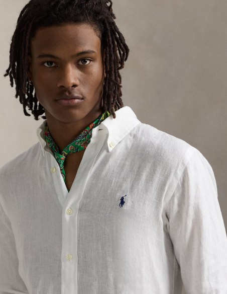 CUSTOM FIT LINEN SHIRT