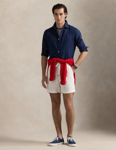 CUSTOM FIT LINEN SHIRT