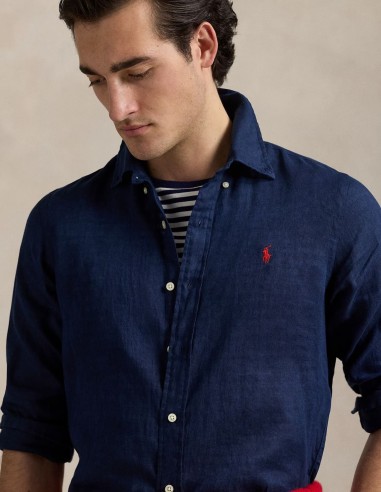 CUSTOM FIT LINEN SHIRT
