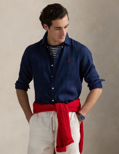 CUSTOM FIT LINEN SHIRT