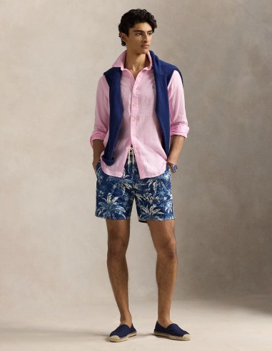 CUSTOM FIT LINEN SHIRT