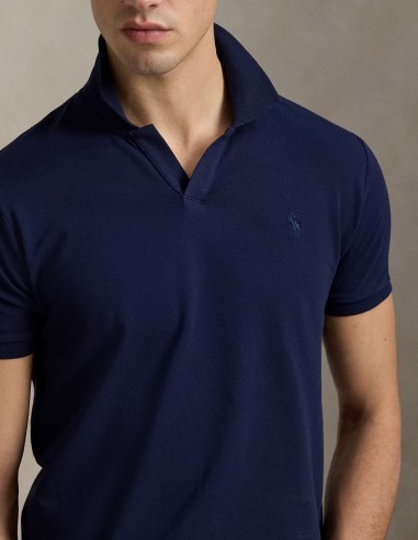CUSTOM FIT STRETCH MESH POLO SHIRT