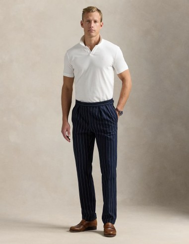CUSTOM FIT STRETCH MESH POLO SHIRT