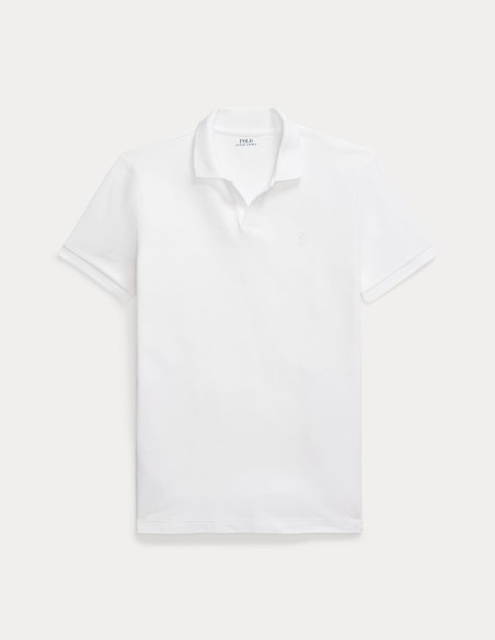 CUSTOM FIT STRETCH MESH POLO SHIRT