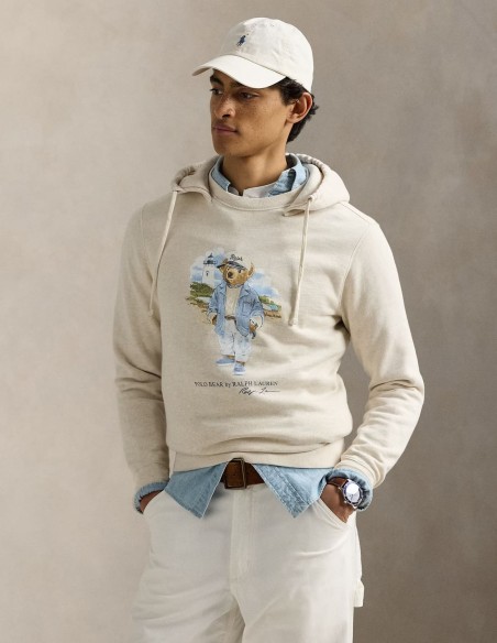 POLO BEAR SLUB FLEECE HOODIE