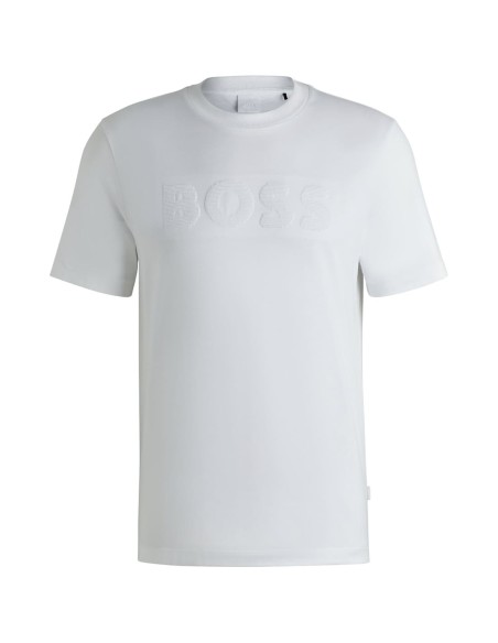 COTTON-JERSEY T-SHIRT WITH LOGO ARTWORK