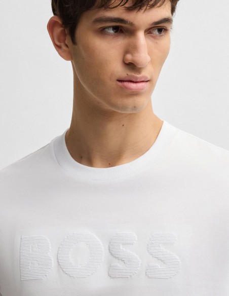 COTTON-JERSEY T-SHIRT WITH LOGO ARTWORK