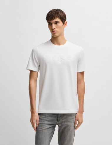 COTTON-JERSEY T-SHIRT WITH LOGO ARTWORK