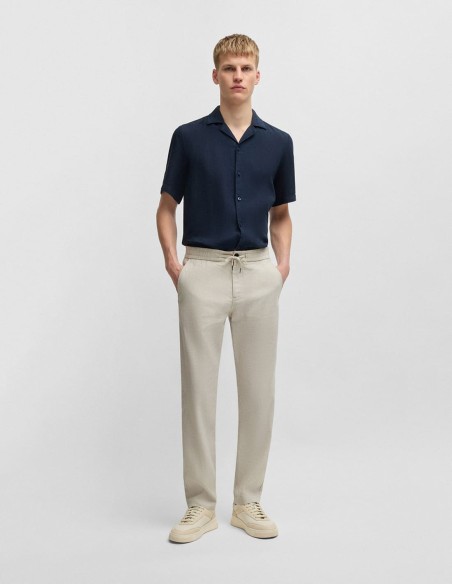 ΠΑΝΤΕΛΟΝΙ LINEN BLEND REGULAR FIT