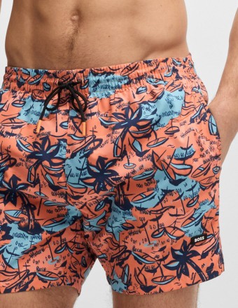 PRINTED SWIM SHORTS WITH... 2