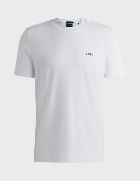 REGULAR FIT T-SHIRT WITH CONTRAST LOGO