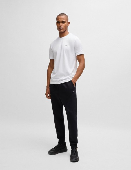 REGULAR FIT T-SHIRT WITH CONTRAST LOGO