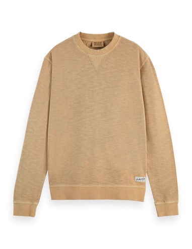 GARMENT DYE STRUCTURED SWEATSHIRT