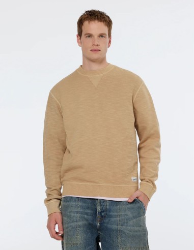 GARMENT DYE STRUCTURED SWEATSHIRT