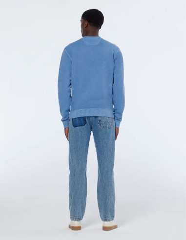GARMENT DYE STRUCTURED SWEATSHIRT