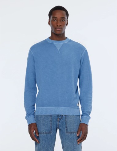 GARMENT DYE STRUCTURED SWEATSHIRT