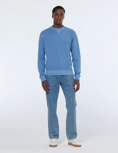 GARMENT DYE STRUCTURED SWEATSHIRT