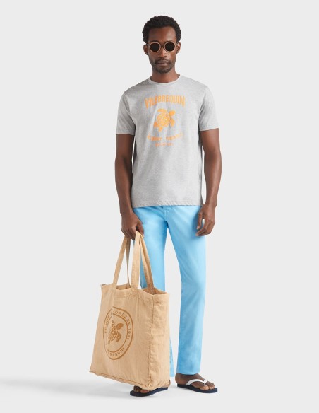 COTTON T-SHIRT CONTRASTED PLACED GOMY LOGO