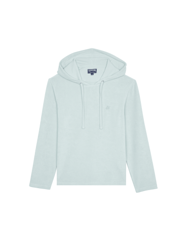 TERRY LONG-SLEEVES HOODED T-SHIRT