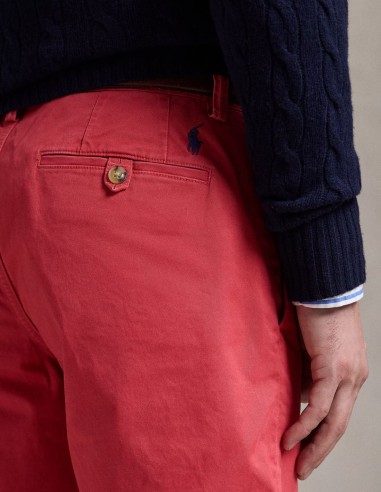 STRETCH STRAIGHT FIT CHINO SHORT