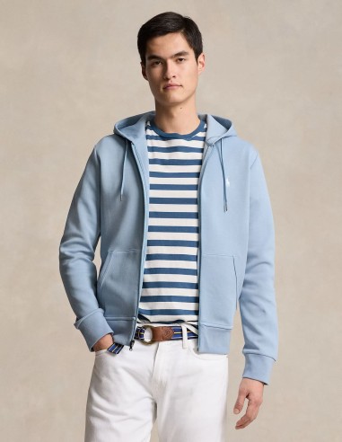 DOUBLE-KNIT FULL ZIP HOODIE