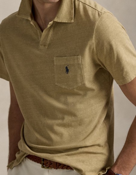 ΜΠΛΟΥΖΑ POLO COTTON-LINEN STANDARD FIT