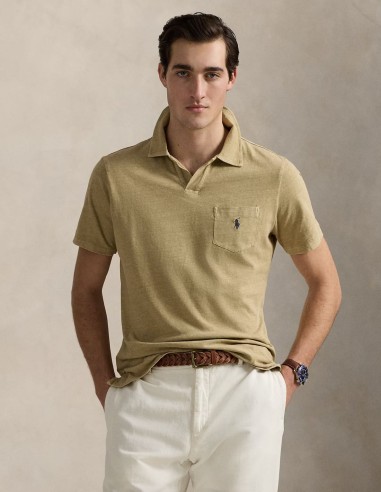 ΜΠΛΟΥΖΑ POLO COTTON-LINEN STANDARD FIT