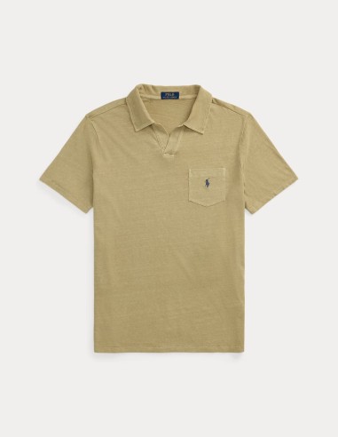 ΜΠΛΟΥΖΑ POLO COTTON-LINEN STANDARD FIT