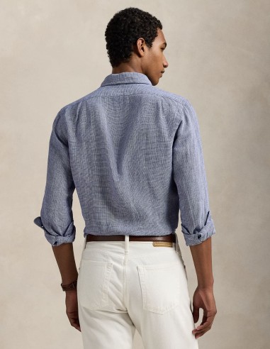 CUSTOM FIT LINEN SHIRT