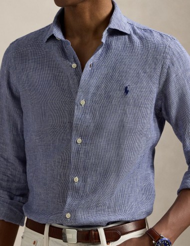 CUSTOM FIT LINEN SHIRT
