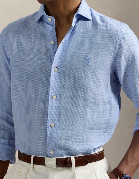 CUSTOM FIT LINEN SHIRT