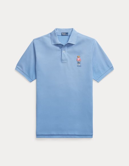 ΜΠΛΟΥΖΑ POLO MESH POLO BEAR CUSTOM FIT