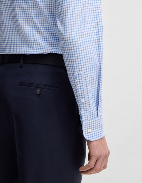 ΠΟΥΚΑΜΙΣΟ CHECKED EASY IRON  SLIM FIT