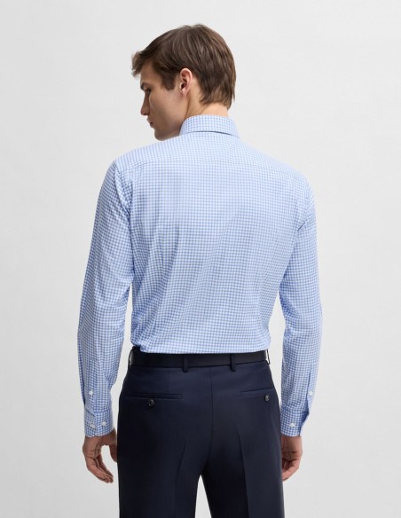 ΠΟΥΚΑΜΙΣΟ CHECKED EASY IRON  SLIM FIT
