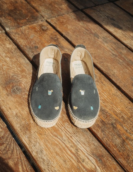 PORTOFINO DRY GIN X MANEBI SUEDE ESPADRILLES