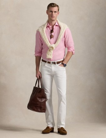 CUSTOM FIT LINEN SHIRT 2