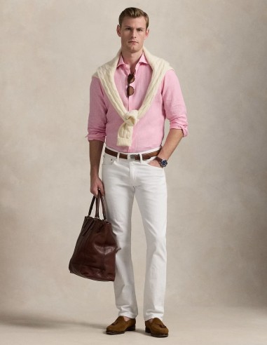 CUSTOM FIT LINEN SHIRT